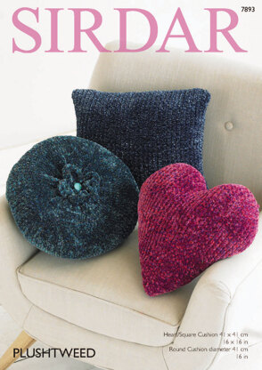 Cushions in Sirdar Plushtweed - 7893 - Downloadable PDF