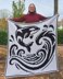 Orca Opus | Whale Overlay Mosaic Crochet Blanket