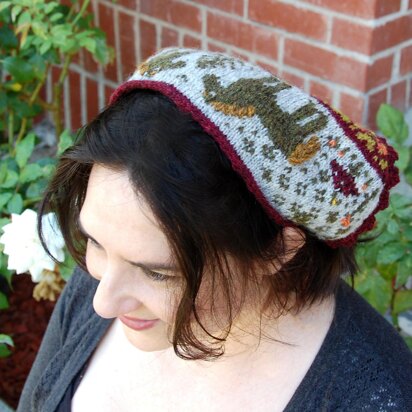 Solstice Glow kerchief - knitting pattern