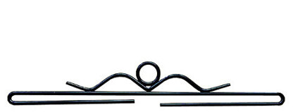 Permin Sea and Sun Black Gloss Bellpull, 25cm