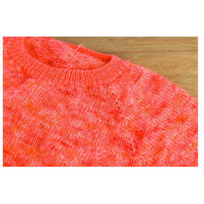 Top Down Raglan Sweater from Measurements - V - Winter 2026