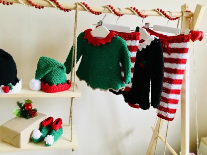 Elf Baby Costume Top & Pants N 329