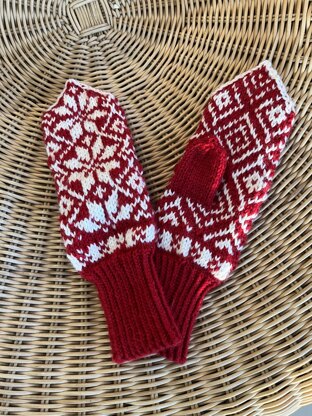 Nordic mittens.