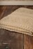 Braided Cable Block Throw