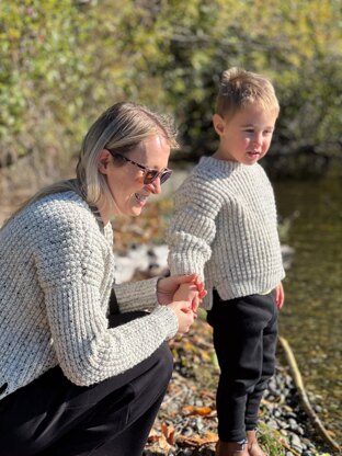 Textured Ribbed Sweater