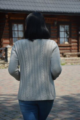 Willow leaves cardigan