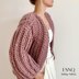 Serene chunky cardigan in English rib stitch