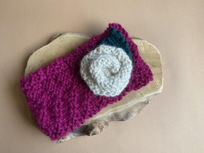 Chunky Rose Headband