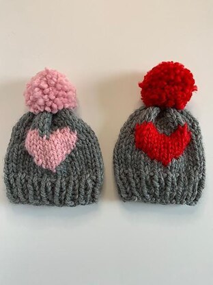 Big Heart Beanie Patter