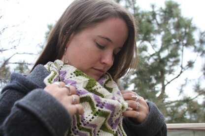 Spring Blossoms Cowl