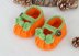 Pumpkin Spice Baby Booties