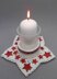 Star tealight holder candle holder - very easy and fast from scraps of yarn