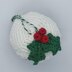 Christmas Pudding crochet bauble
