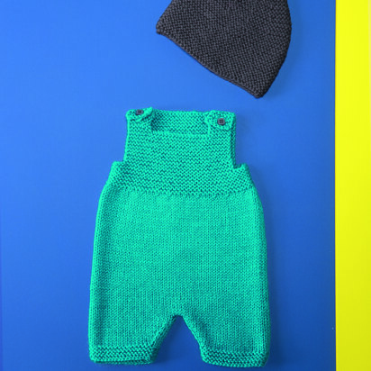 Baby Romper Shorts and Hat in Bergere de France Ideal - 72680-06 - Downloadable PDF