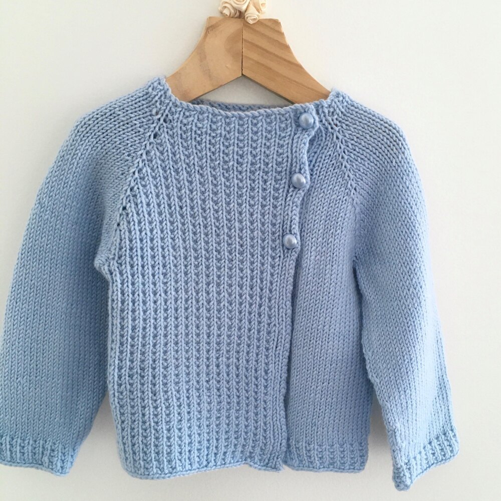 Baby hot sale cardigan blue