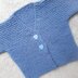 Garter Cardigan for Baby