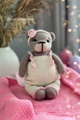 Little Teddy Bear knitting pattern