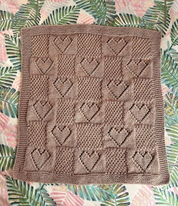 Heart Baby Blanket