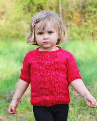 Mini Rock Rose Cardigan