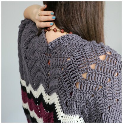 Ripple Effect Poncho