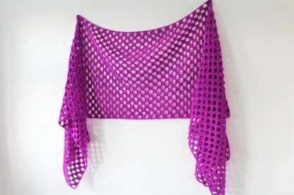 Nora Sideways Shawl