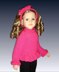 Ruffle edged sweater fits My Twinn, 23 inch dolls