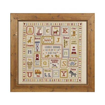 Historical Sampler Company K is for Koala Birth Sampler - Downloadable PDF