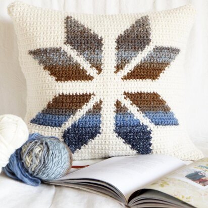 Snowflake cushion