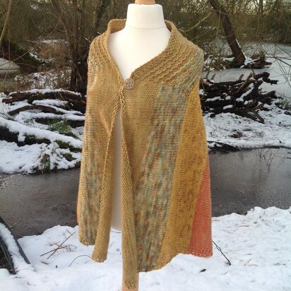 Georgia Shawl Wrap - knitting pattern