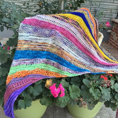 Sugar Pie Honey Bunch Shawl