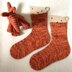 Little Pine Cone Socks