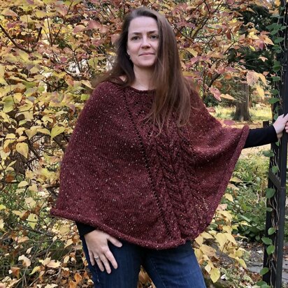 Falling Leaves Poncho