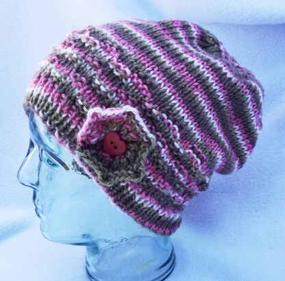 Easy Knit Texture Band Hat