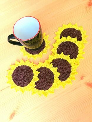 Sunflower coaster