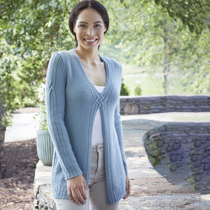 997 - Lemondrop - Cardigan Knitting Pattern for Women in Valley Yarns Northfield by Valley Yarns