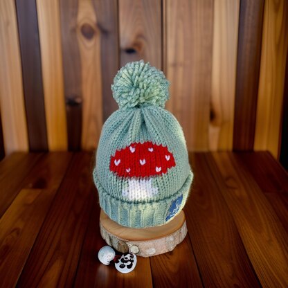 Mushroomknit beanie