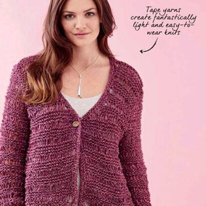 Drop Stitch v Neck Cardigan