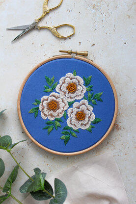 Neutral Florals - Downloadable Embroidery Pattern