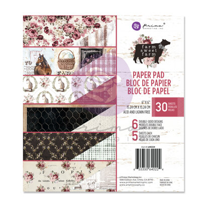 Prima Marketing Farm Sweet Farm Collection 6x6 Paper Pad
