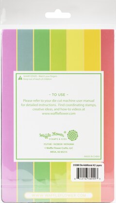 Waffle Flower Crafts Waffle Flower Die - Additional A2 Layers