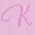 Very Easy Knitting Pattern - Letter K Stroller blanket