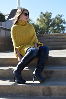 Gwendolyn Turtleneck Poncho