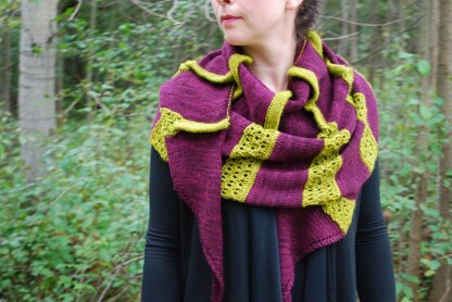 Plicata Shawl