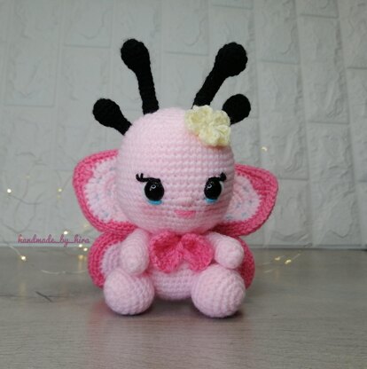 Tootsie the Butterfly Amigurumi