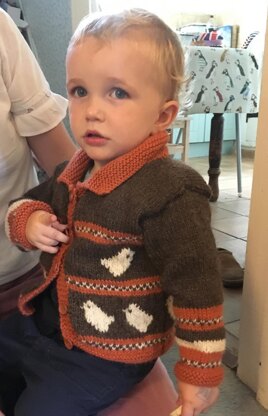 Child Bird Cardigan