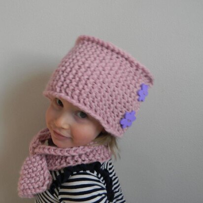 Chunky Pillbox Hat - knitting pattern