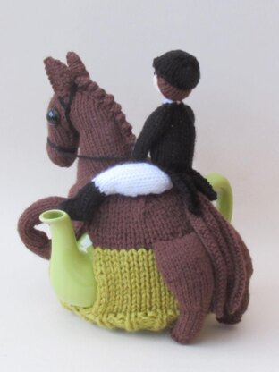 Dressage Horse and Rider Tea Cosy