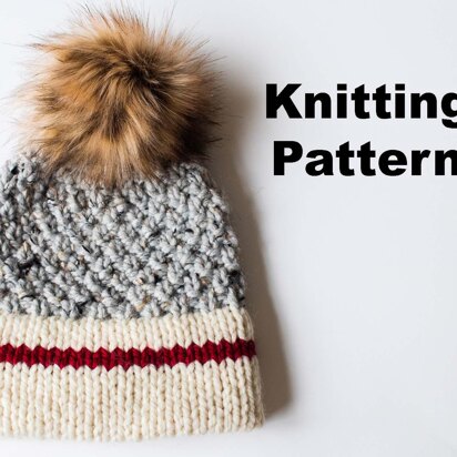 The Sock Monkey Alpes Beanie - knitting pattern