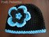 Easy Flower Beanie Crochet Hat Pattern PDF 202