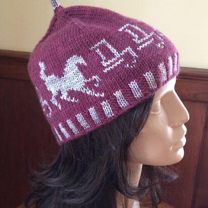 Lijiang Year of the Horse Hat - knitting pattern